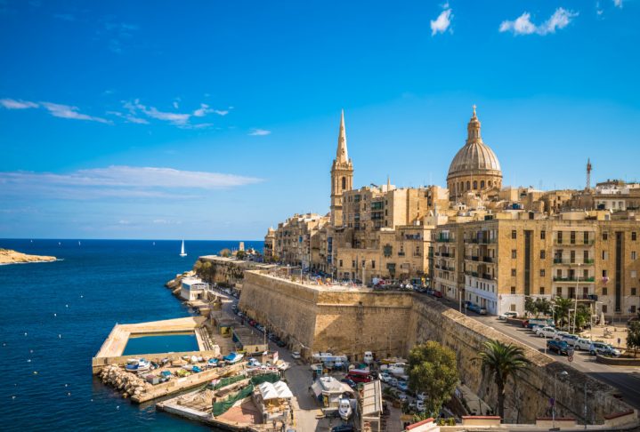 View of Valletta, the capital of Malta